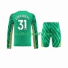 Maillot de Foot Manchester City Ederson Moraes 31 Gardien Enfant Domicile 2023/24 ML